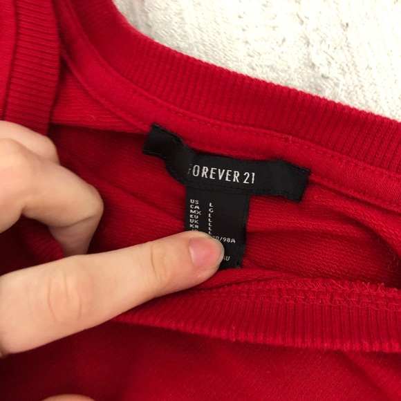 Red Crop Top - Picture 3 of 3